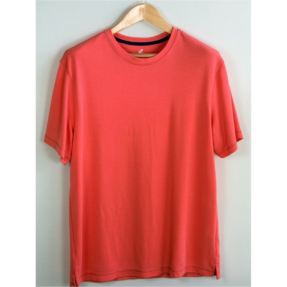 Caribbean Joe Crew Neck Tee XL Coral Orange Modal Blend